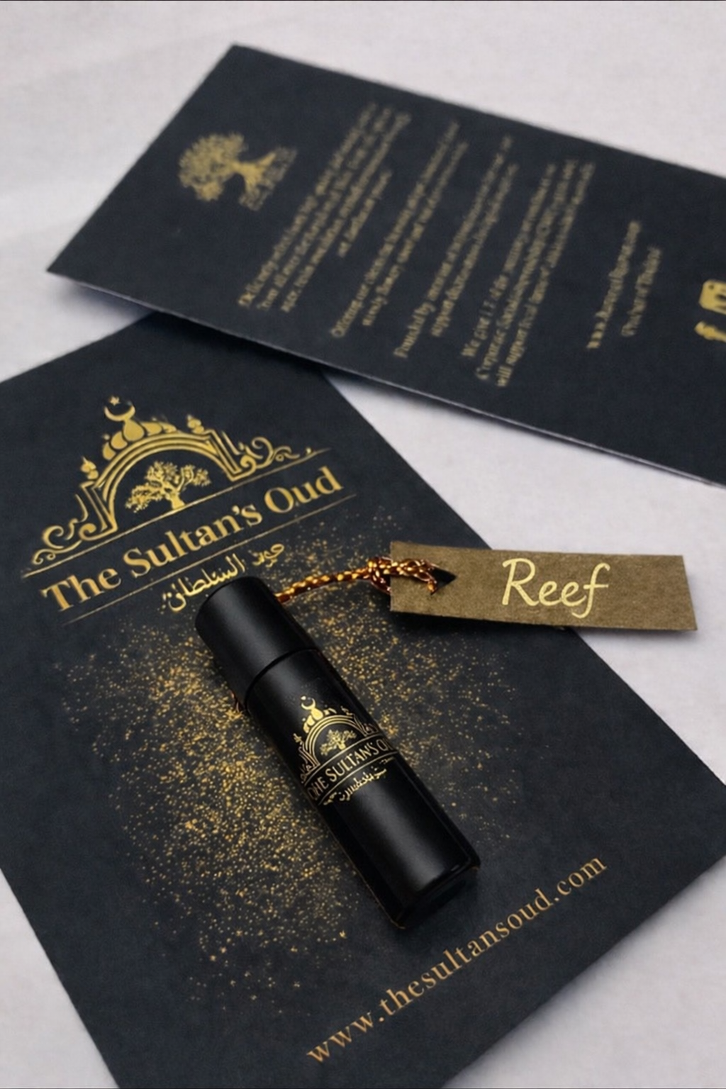 NEW “Reef” Luxury Oud Perfume Oil 5ml – Deep Woody Attar | Long Lasting Scent